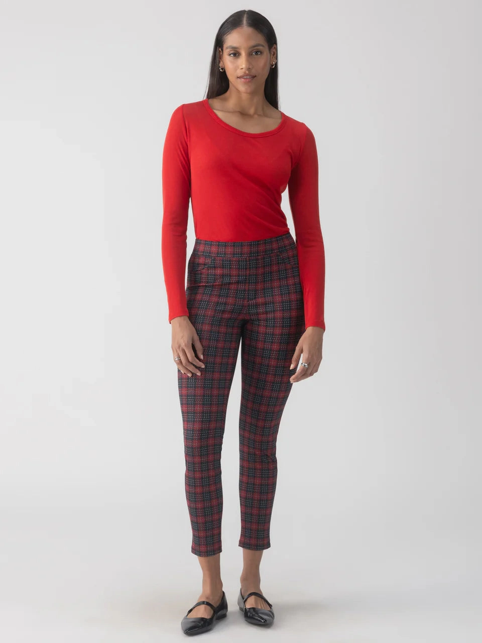 Runway Mars Red Checkered Bottoms