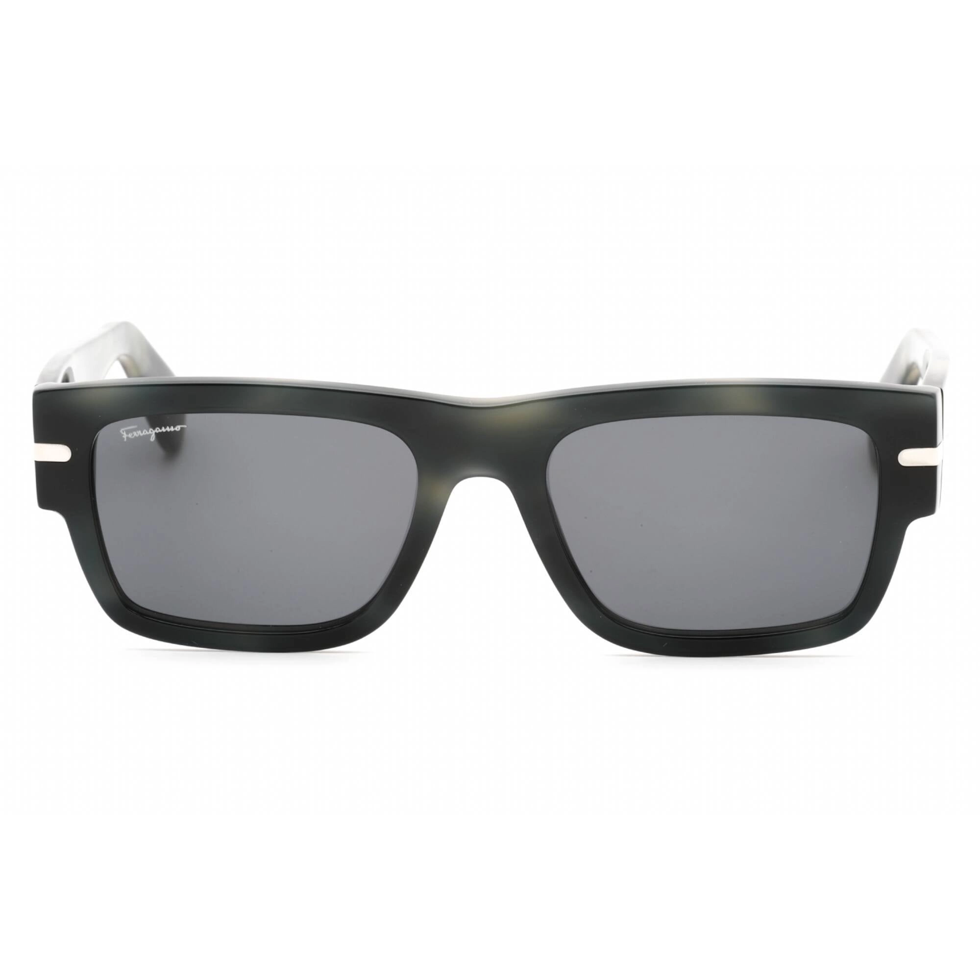 Salvatore Ferragamo Men's Sunglasses - Grey Havana Rectangular Frame | SF1030S 052