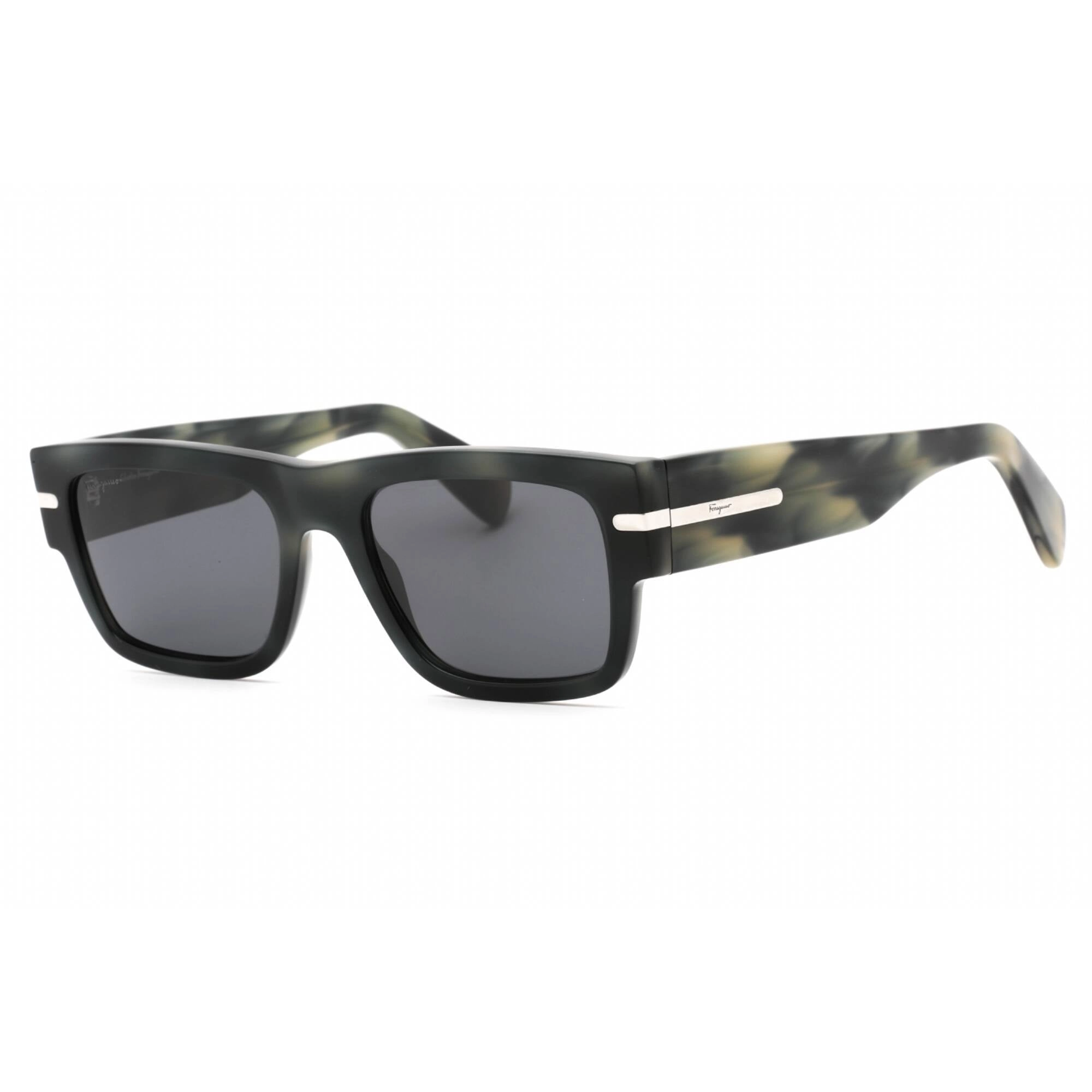 Salvatore Ferragamo Men's Sunglasses - Grey Havana Rectangular Frame | SF1030S 052