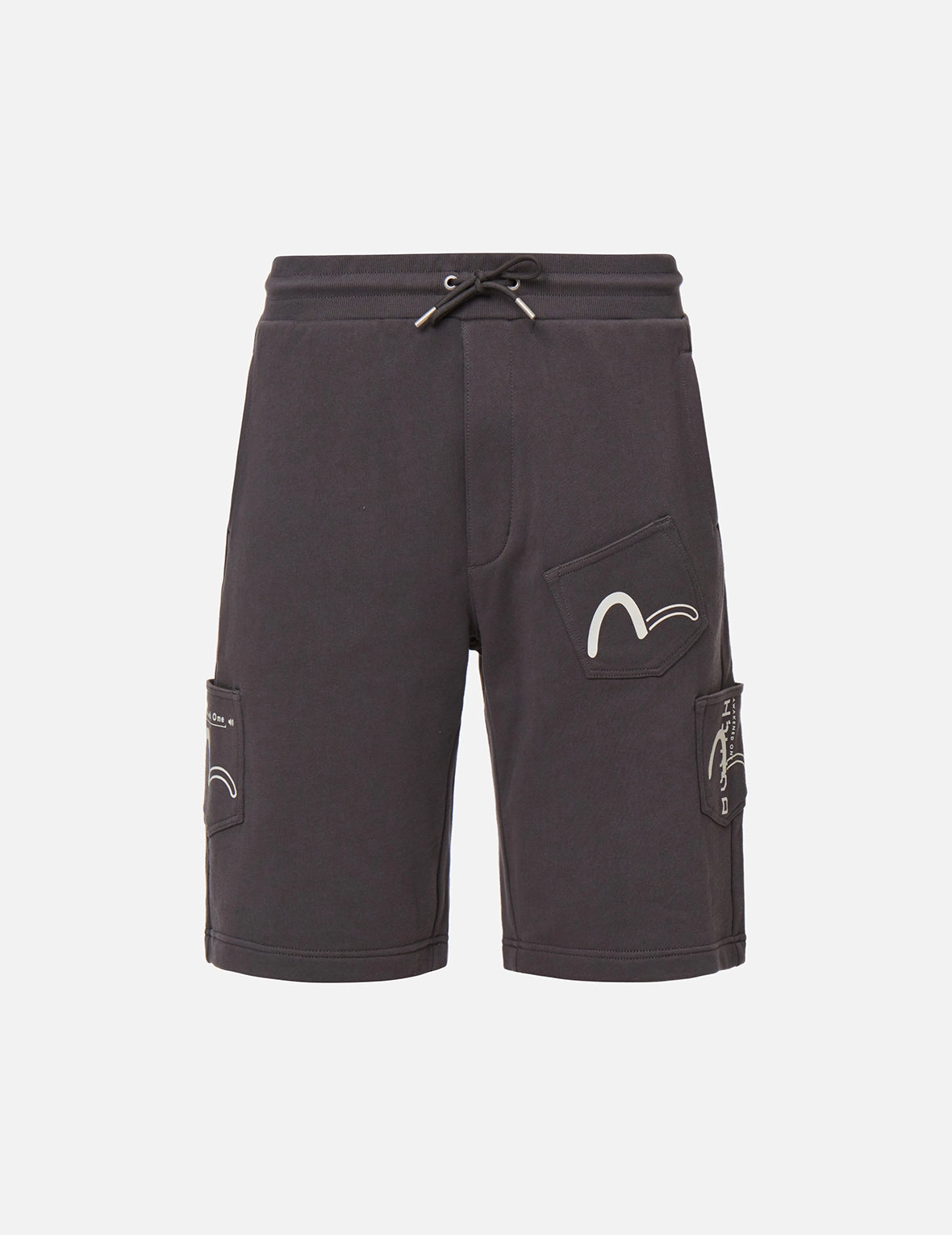 Seagull Print Pocket Sweat Shorts