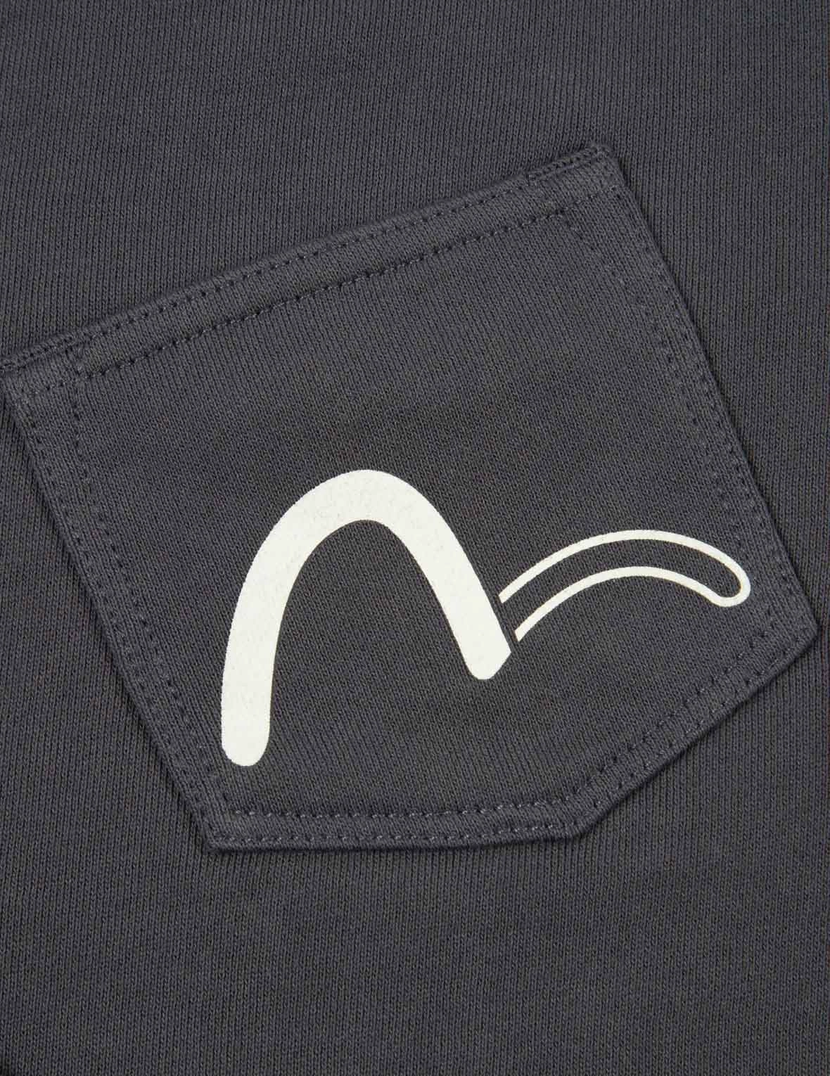 Seagull Print Pocket Sweat Shorts