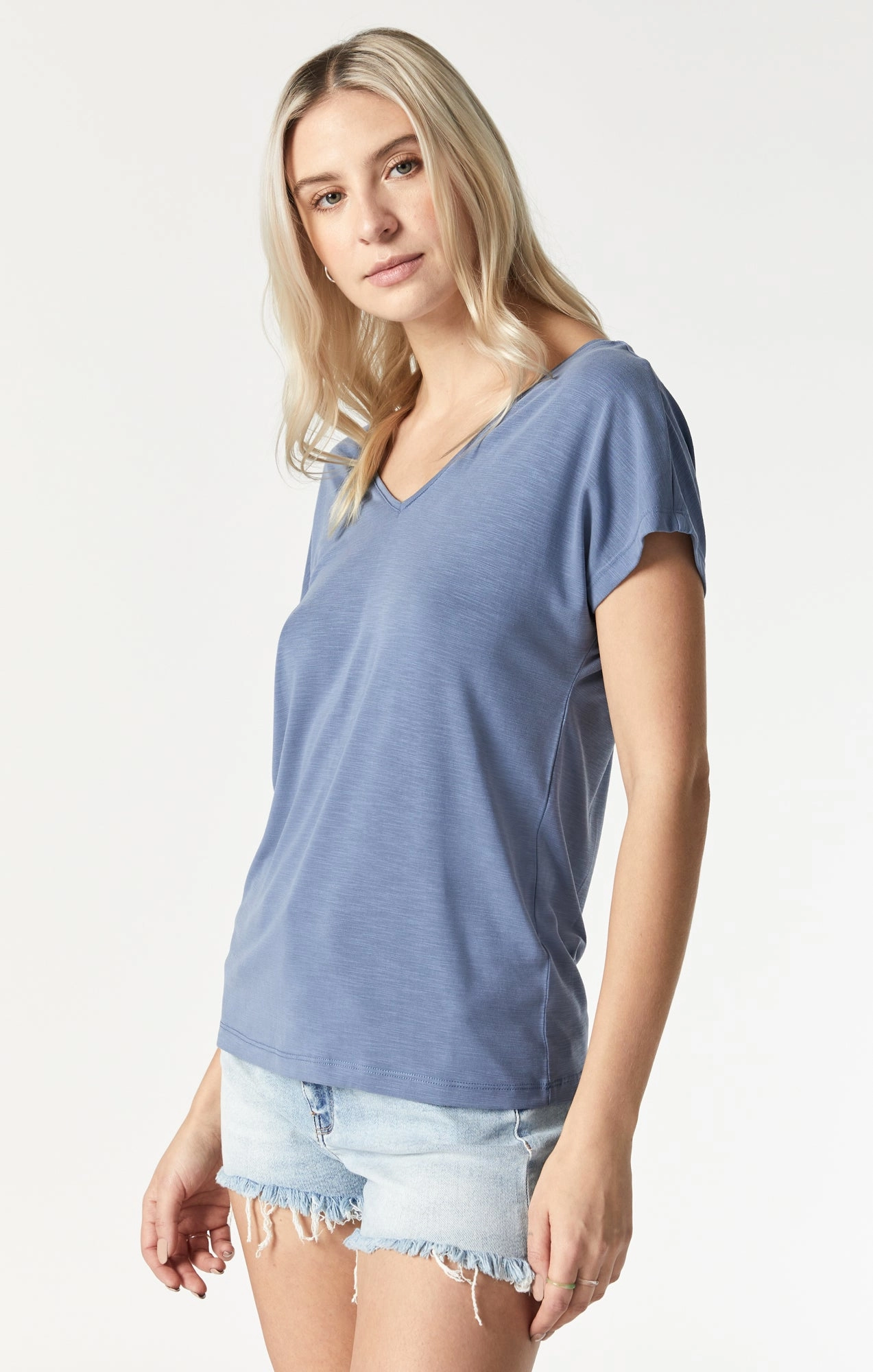 SHORT SLEEVE T-SHIRT IN BLUE HORIZON