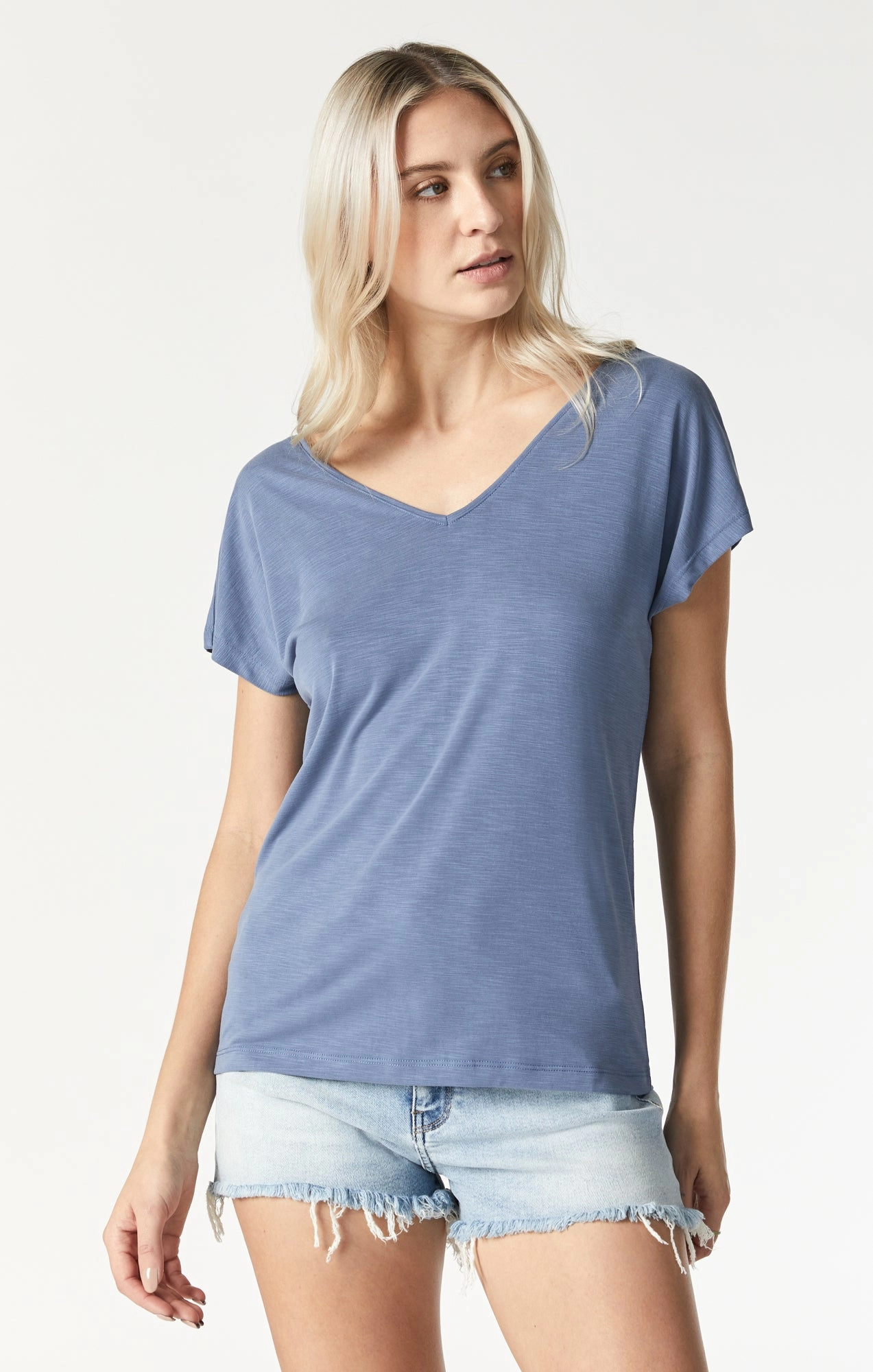 SHORT SLEEVE T-SHIRT IN BLUE HORIZON