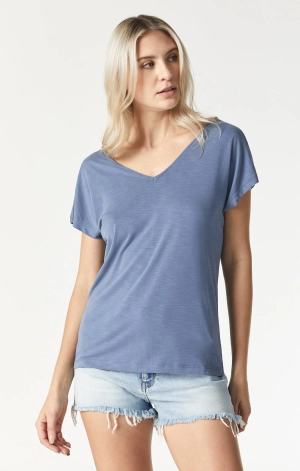 SHORT SLEEVE T-SHIRT IN BLUE HORIZON