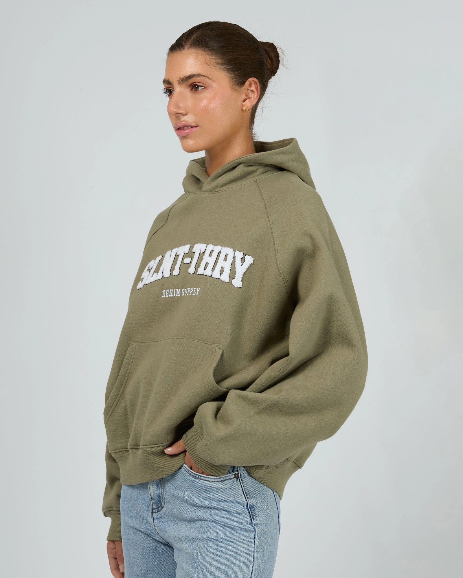 Silent Theory Focus Hoodie Khaki