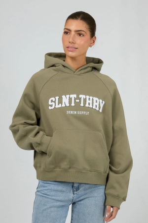 Silent Theory Focus Hoodie Khaki