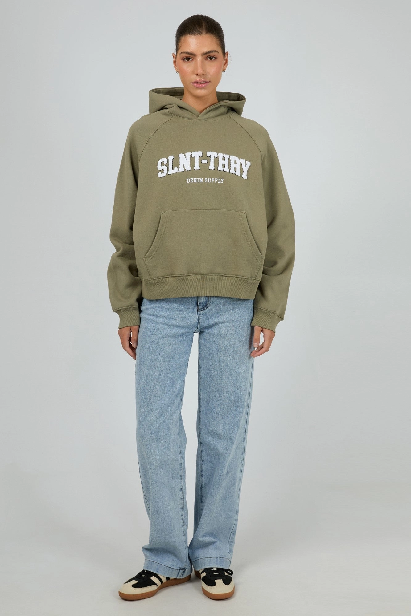 Silent Theory Focus Hoodie Khaki