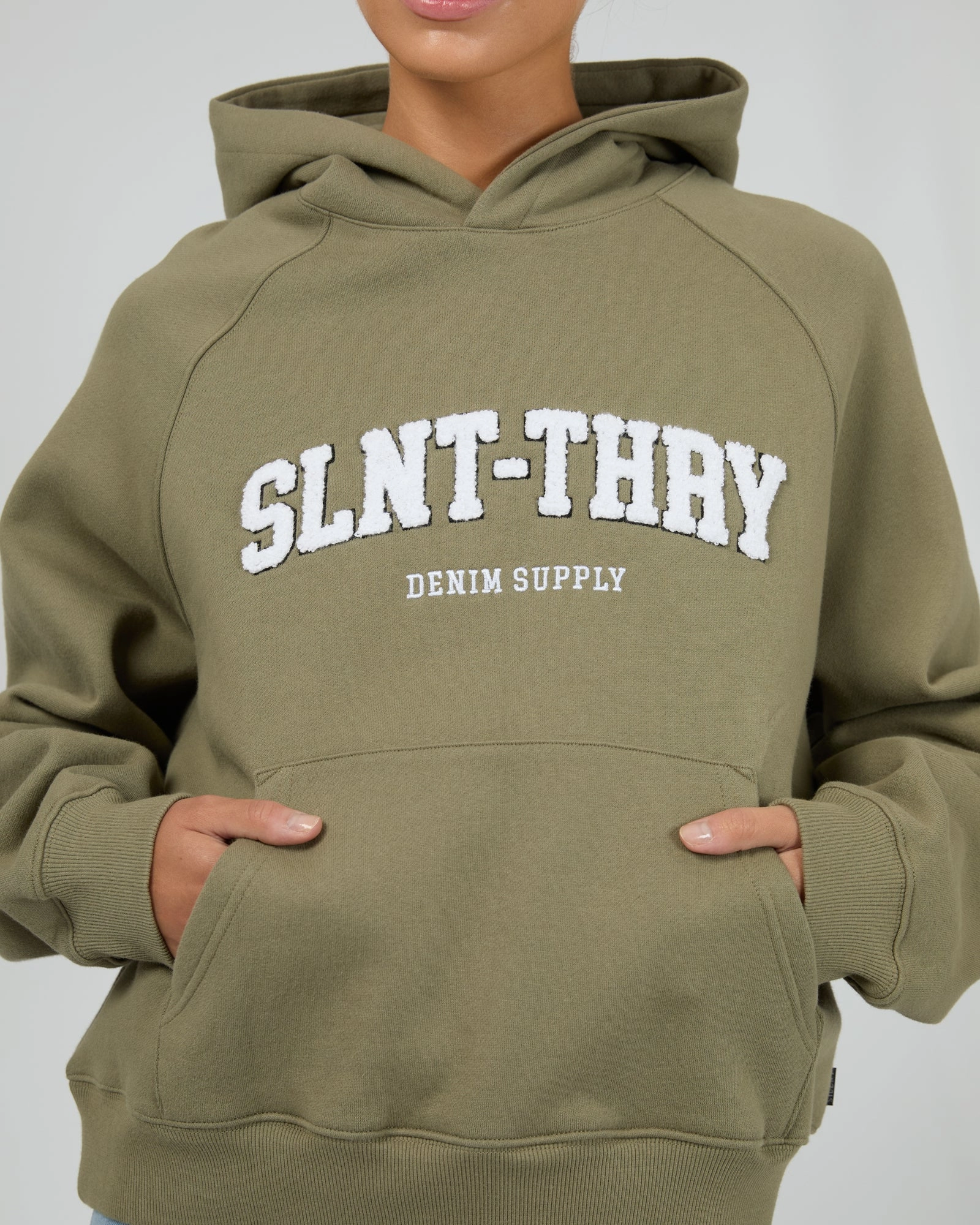 Silent Theory Focus Hoodie Khaki
