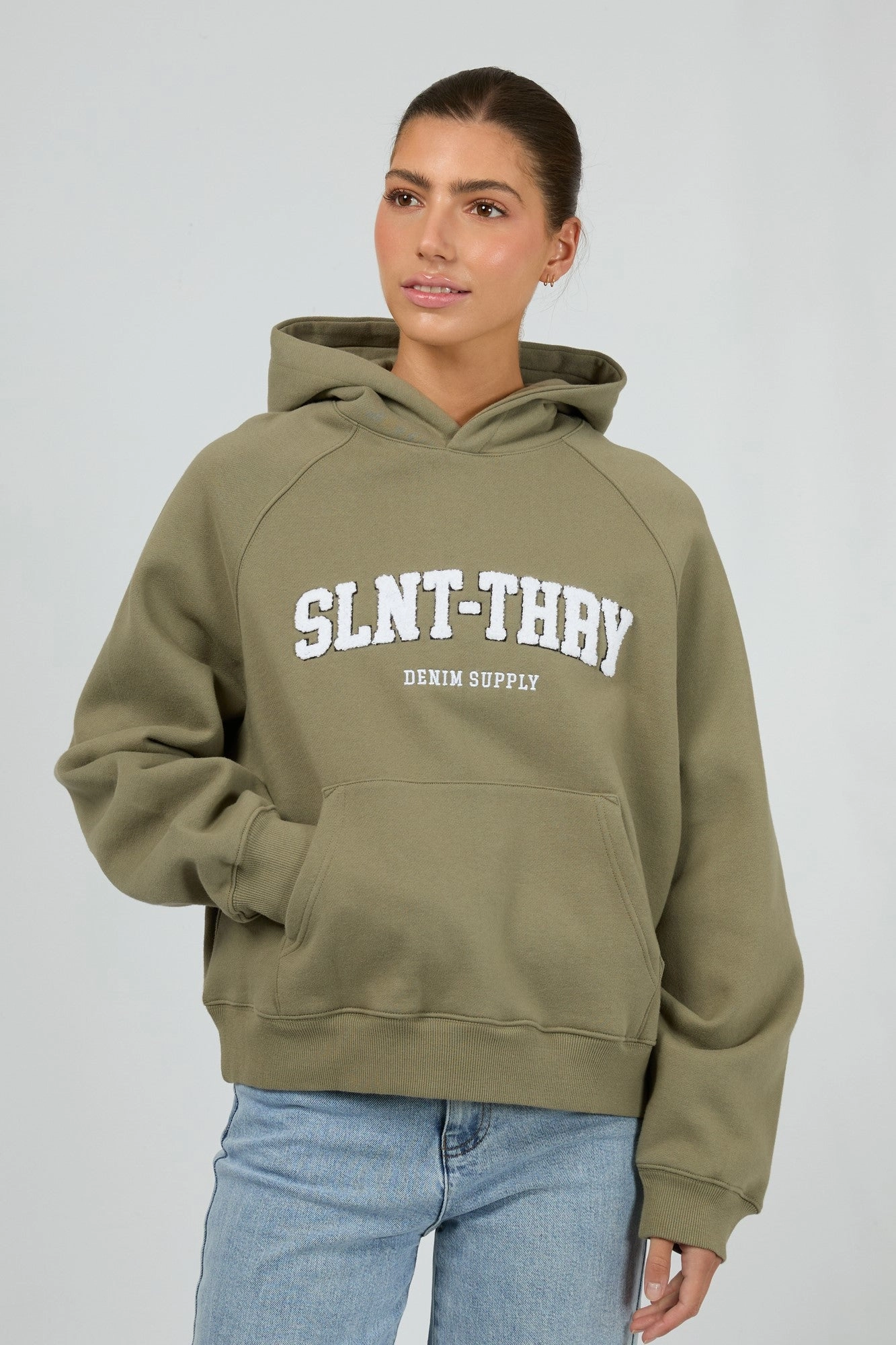 Silent Theory Focus Hoodie Khaki