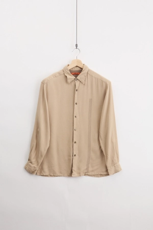 Silk textured shirt (M)