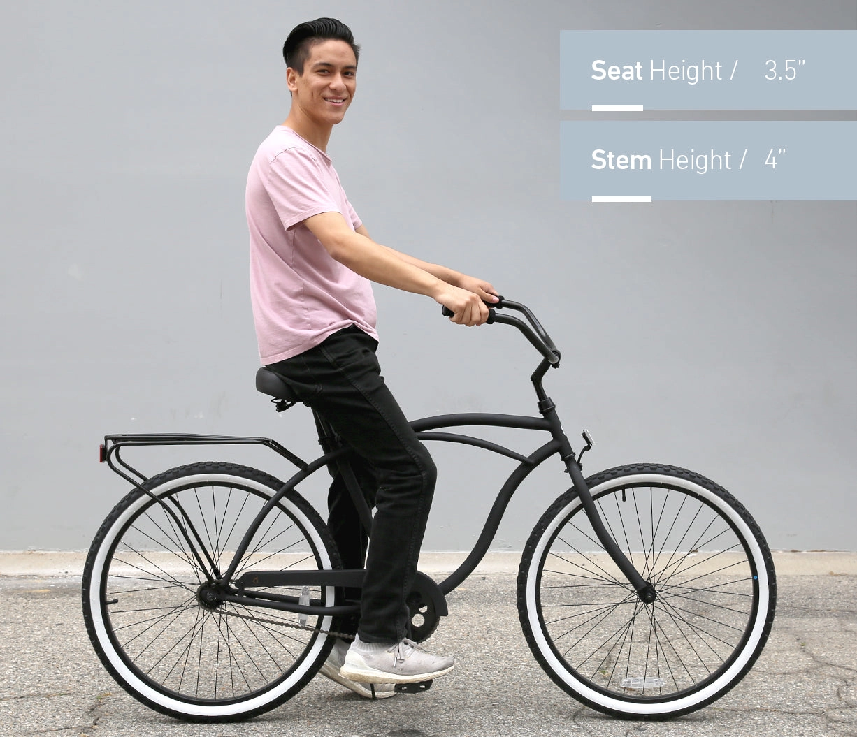 sixthreezero Around the Block Men's 26" 3 Speed Cruiser Bicycle