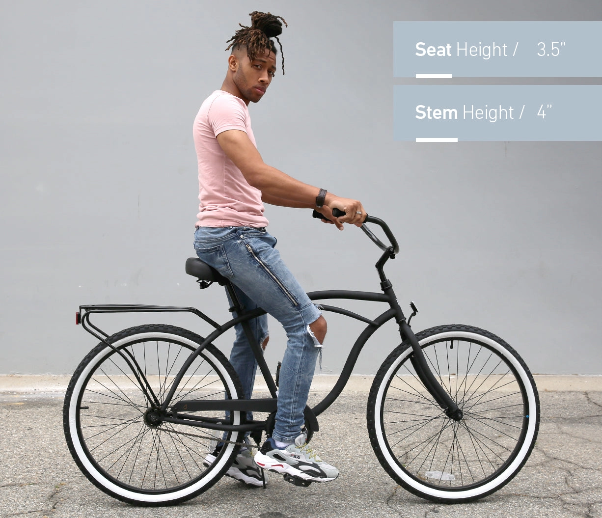sixthreezero Around the Block Men's 26" 3 Speed Cruiser Bicycle