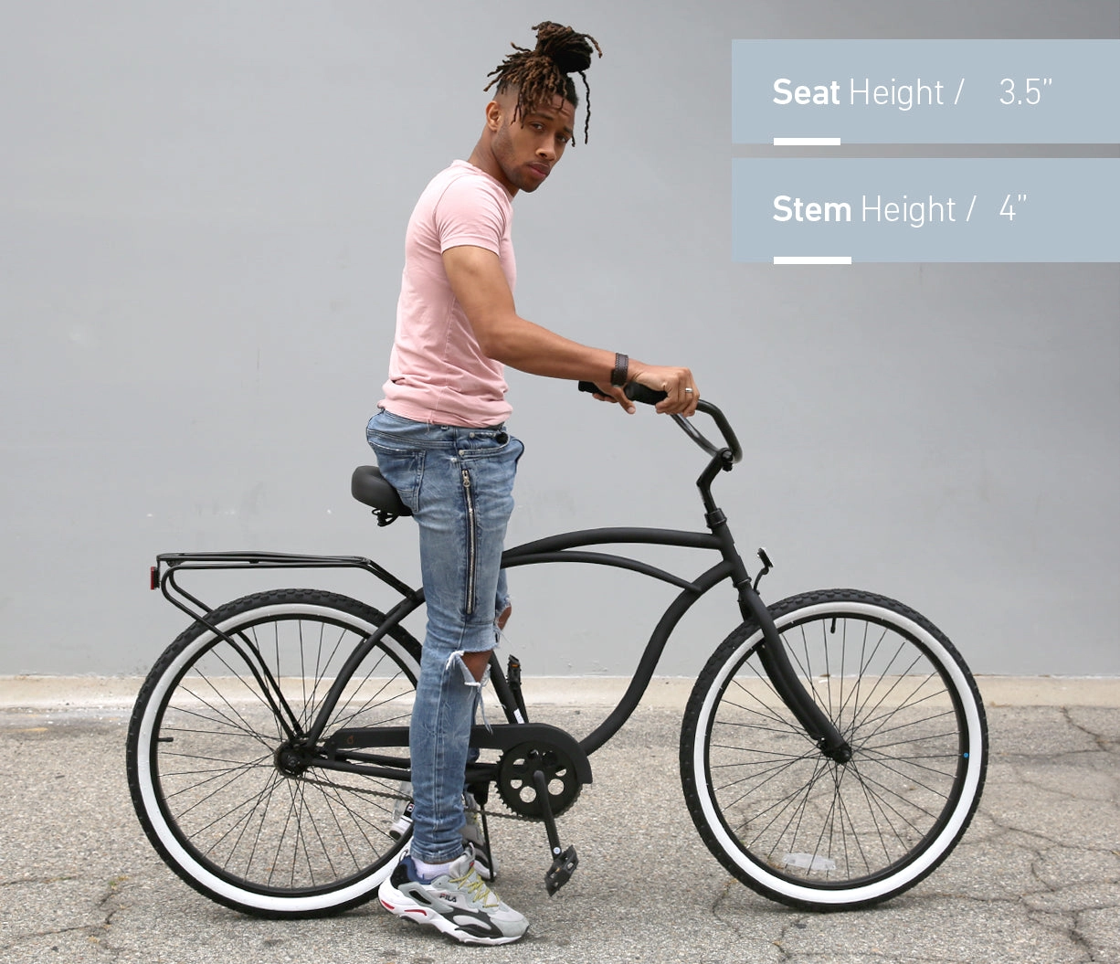 sixthreezero Around the Block Men's 26" 3 Speed Cruiser Bicycle