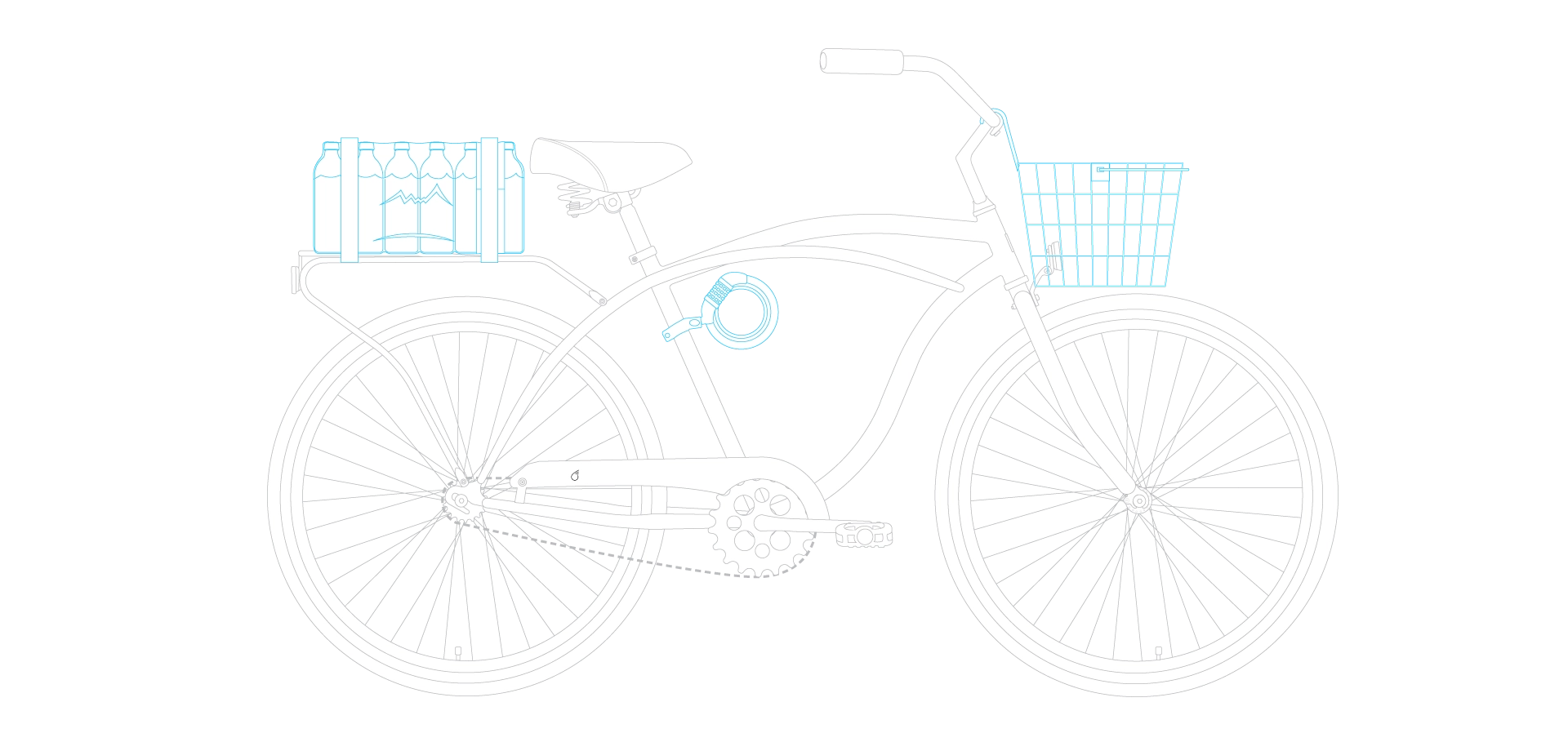 sixthreezero Around the Block Men's 26" 3 Speed Cruiser Bicycle