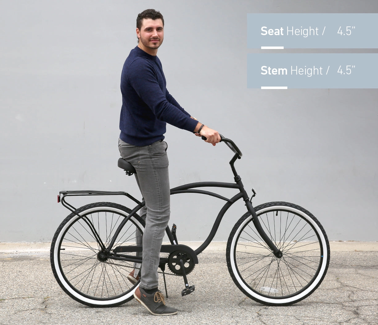 sixthreezero Around the Block Men's 26" 3 Speed Cruiser Bicycle