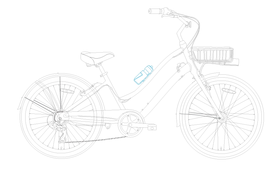 sixthreezero EVRYjourney Men's Casual Edition 7-Speed w/ Integrated Cable Lock, Light and Basket