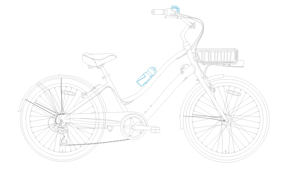 sixthreezero EVRYjourney Men's Casual Edition 7-Speed w/ Integrated Cable Lock, Light and Basket