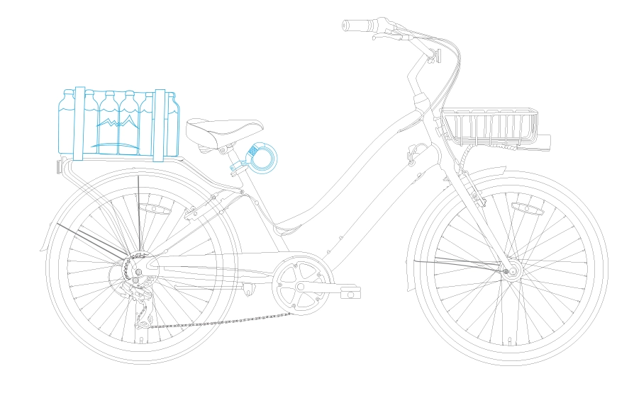 sixthreezero EVRYjourney Men's Casual Edition 7-Speed w/ Integrated Cable Lock, Light and Basket