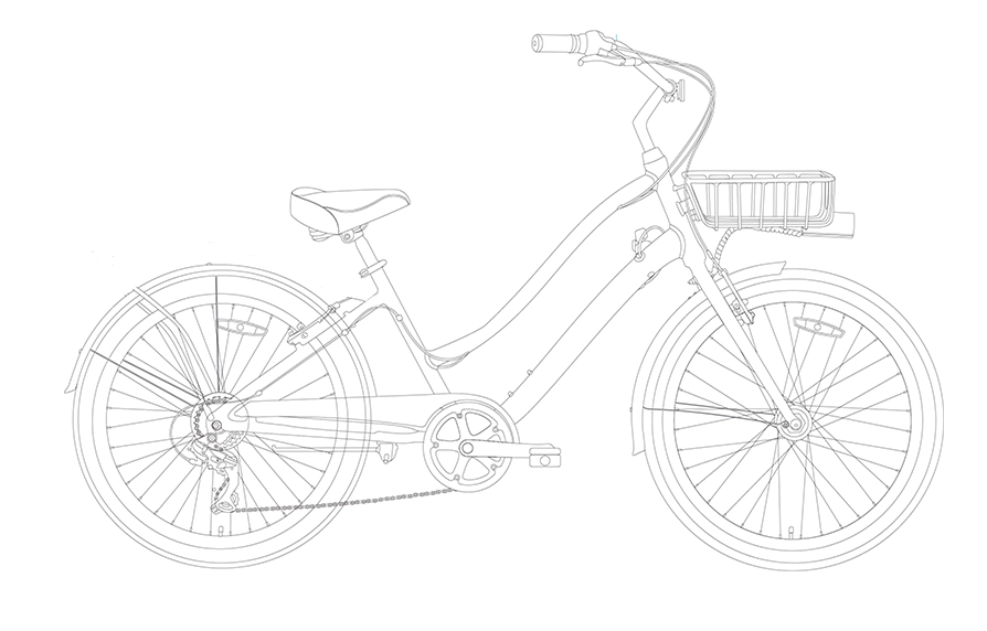 sixthreezero EVRYjourney Men's Casual Edition 7-Speed w/ Integrated Cable Lock, Light and Basket