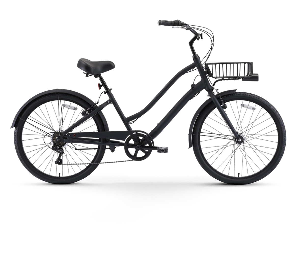 sixthreezero EVRYjourney Men's Casual Edition 7-Speed w/ Integrated Cable Lock, Light and Basket