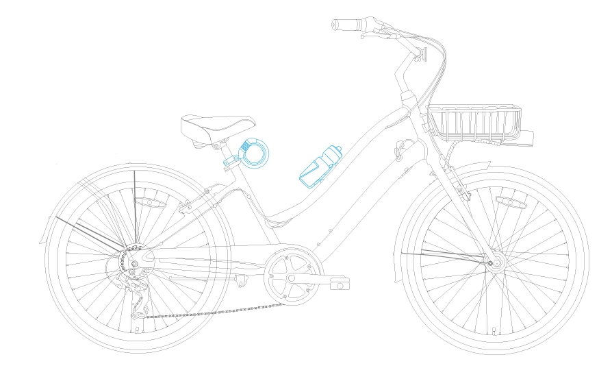 sixthreezero EVRYjourney Men's Casual Edition 7-Speed w/ Integrated Cable Lock, Light and Basket