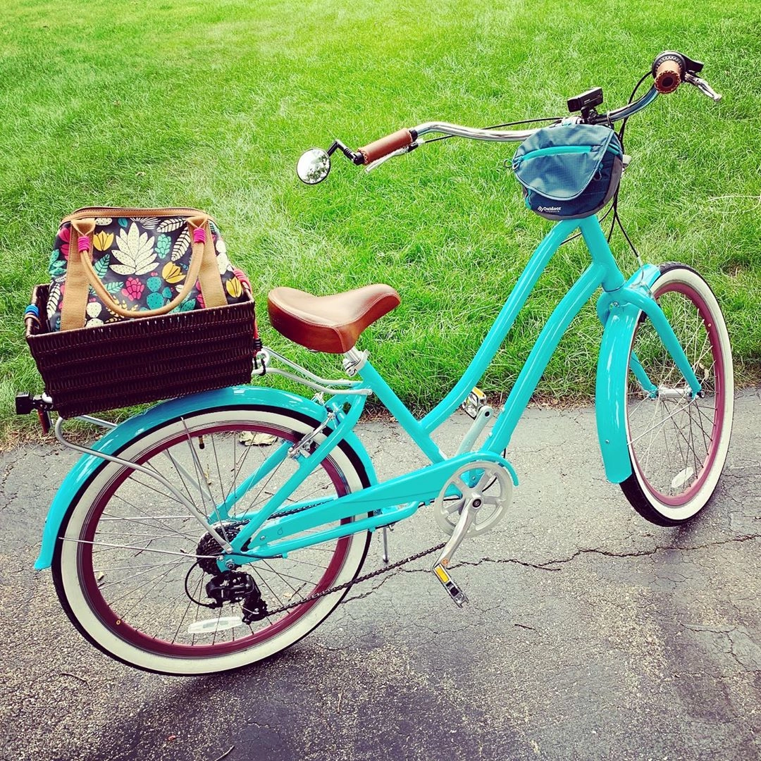 sixthreezero EVRYjourney Women's Casual Edition 26" 7-Speed Step-Through Touring Hybrid Bicycle