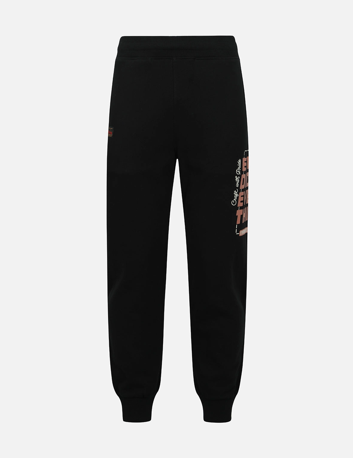 Slogan Print Regular Fit Sweatpants
