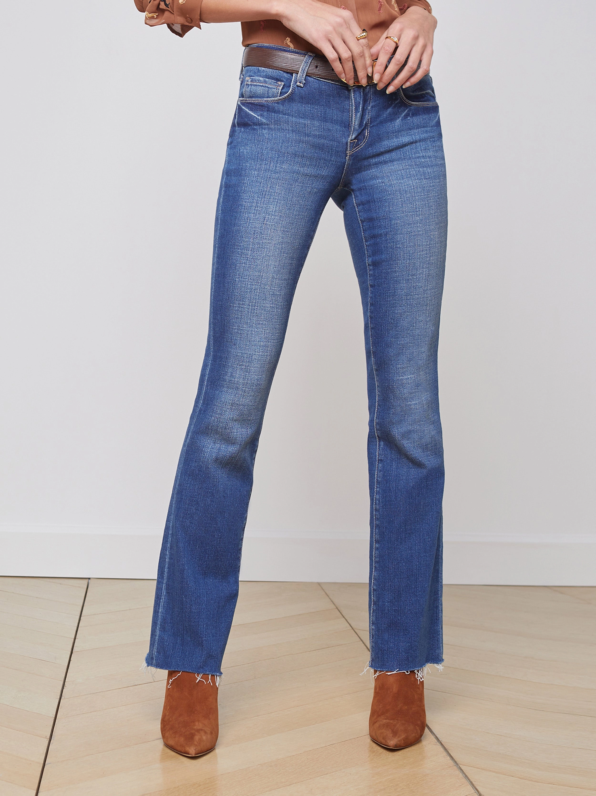Sneeki Low-Rise Straight-Leg Jean