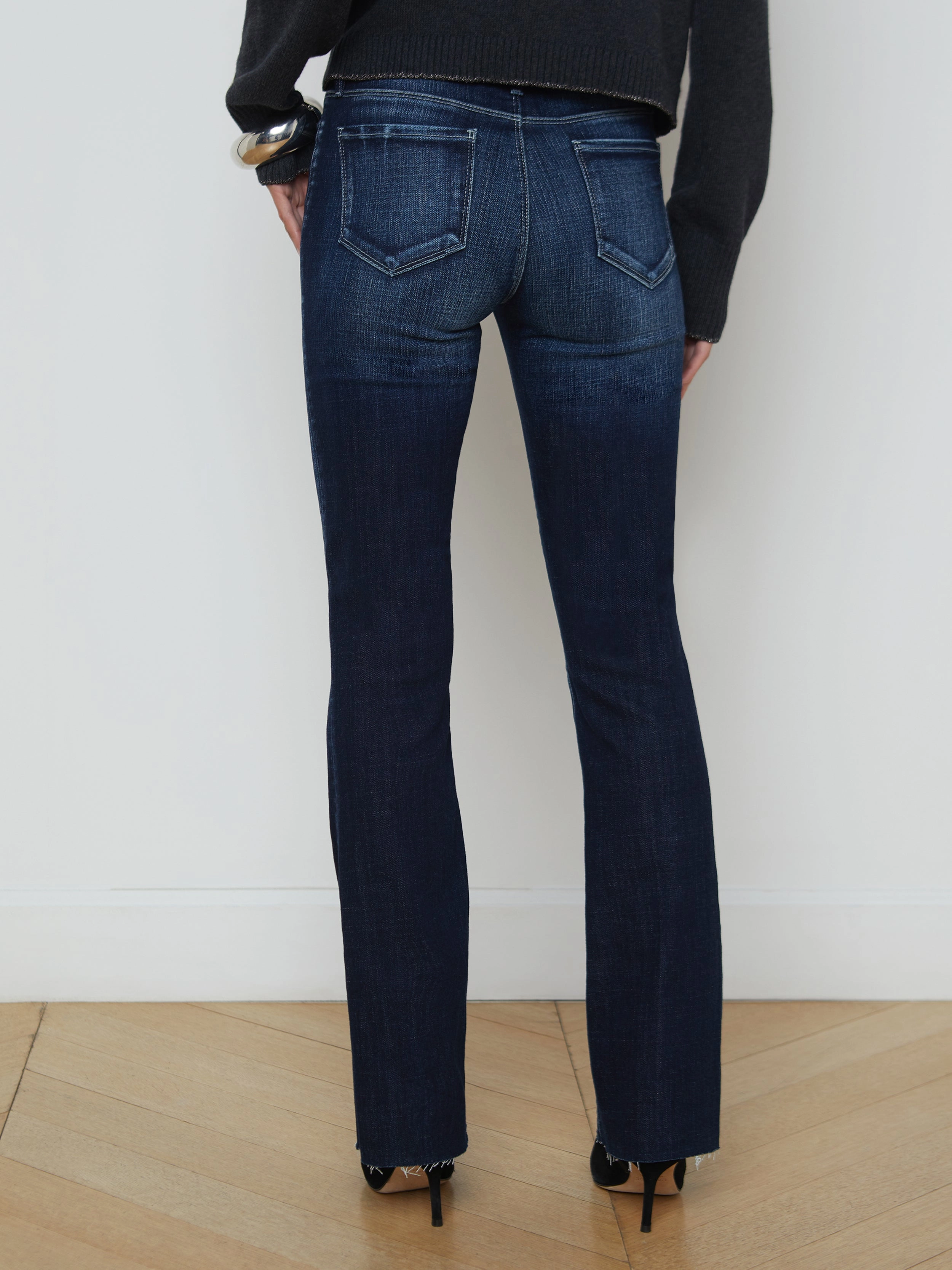 Sneeki Low-Rise Straight-Leg Jean