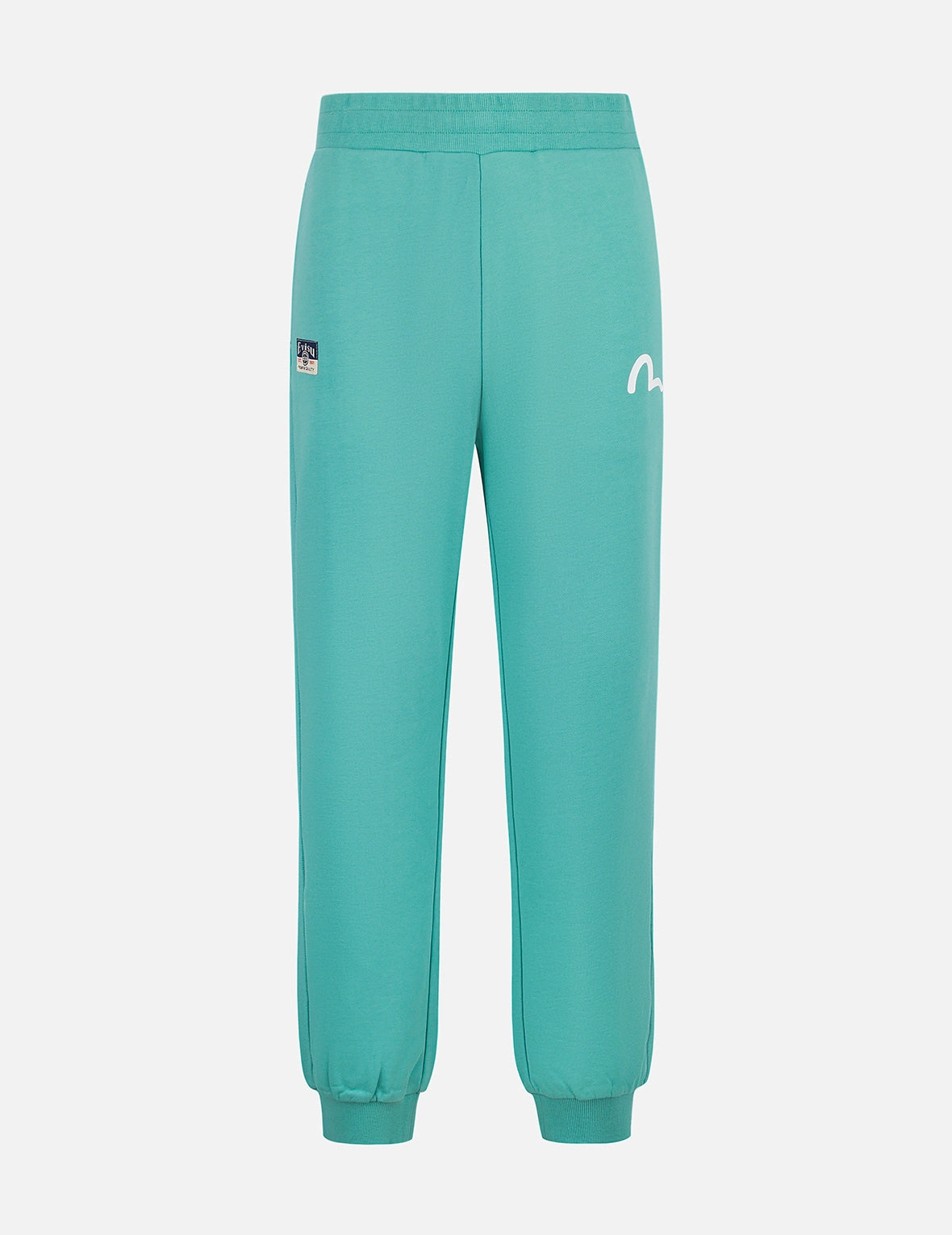 Spray-dyed Seagull and Logo Print Straight Fit Sweatpants
