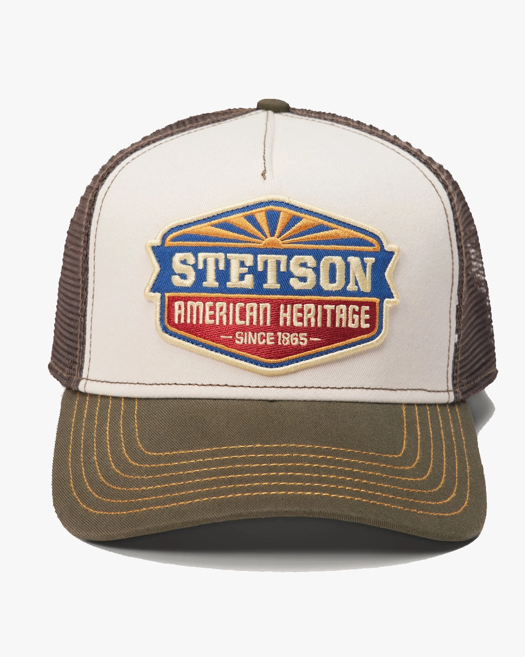 Stetson Sun Trucker Cap - Green / White