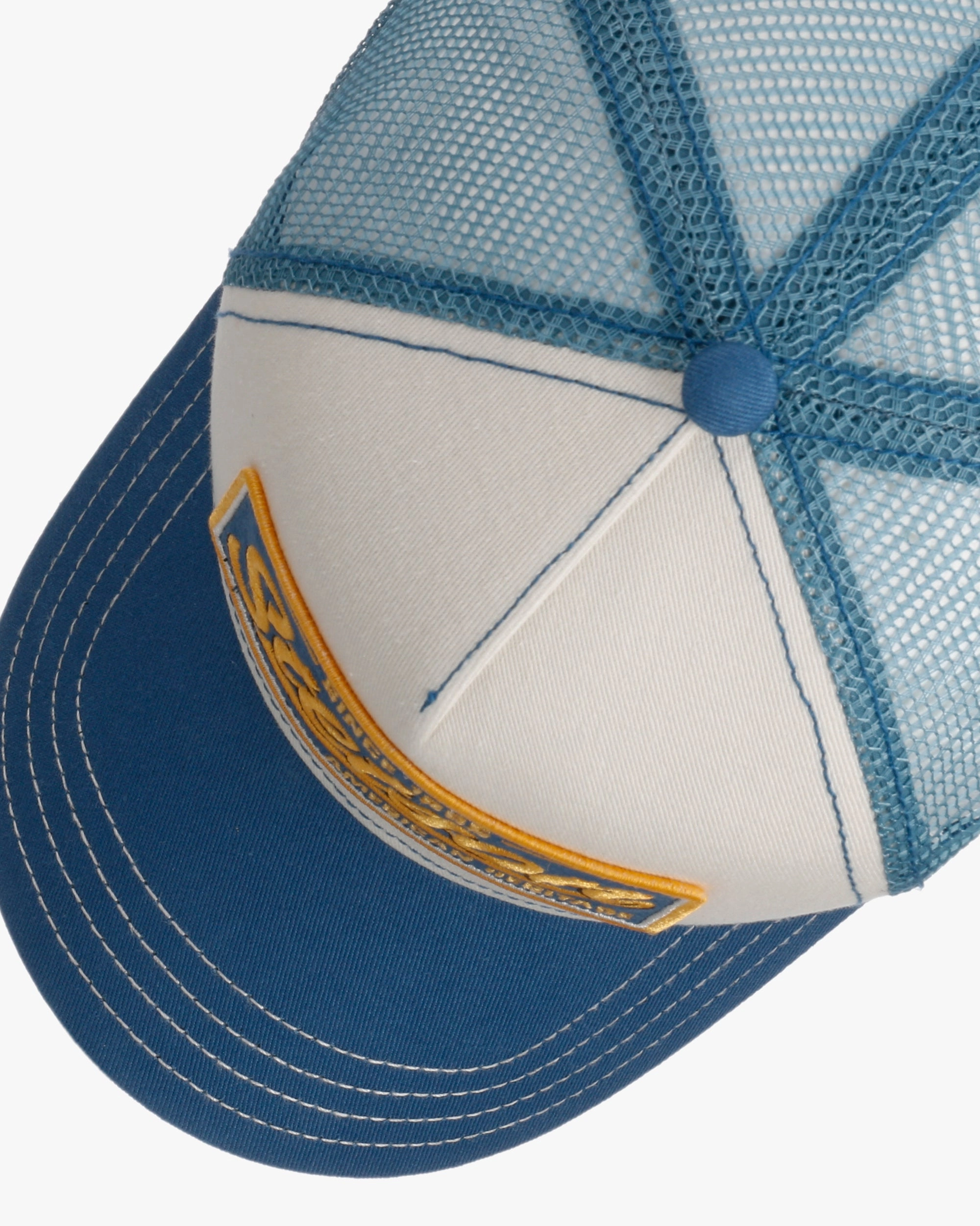 Stetson Vintage Trucker Cap - Blue / Off White