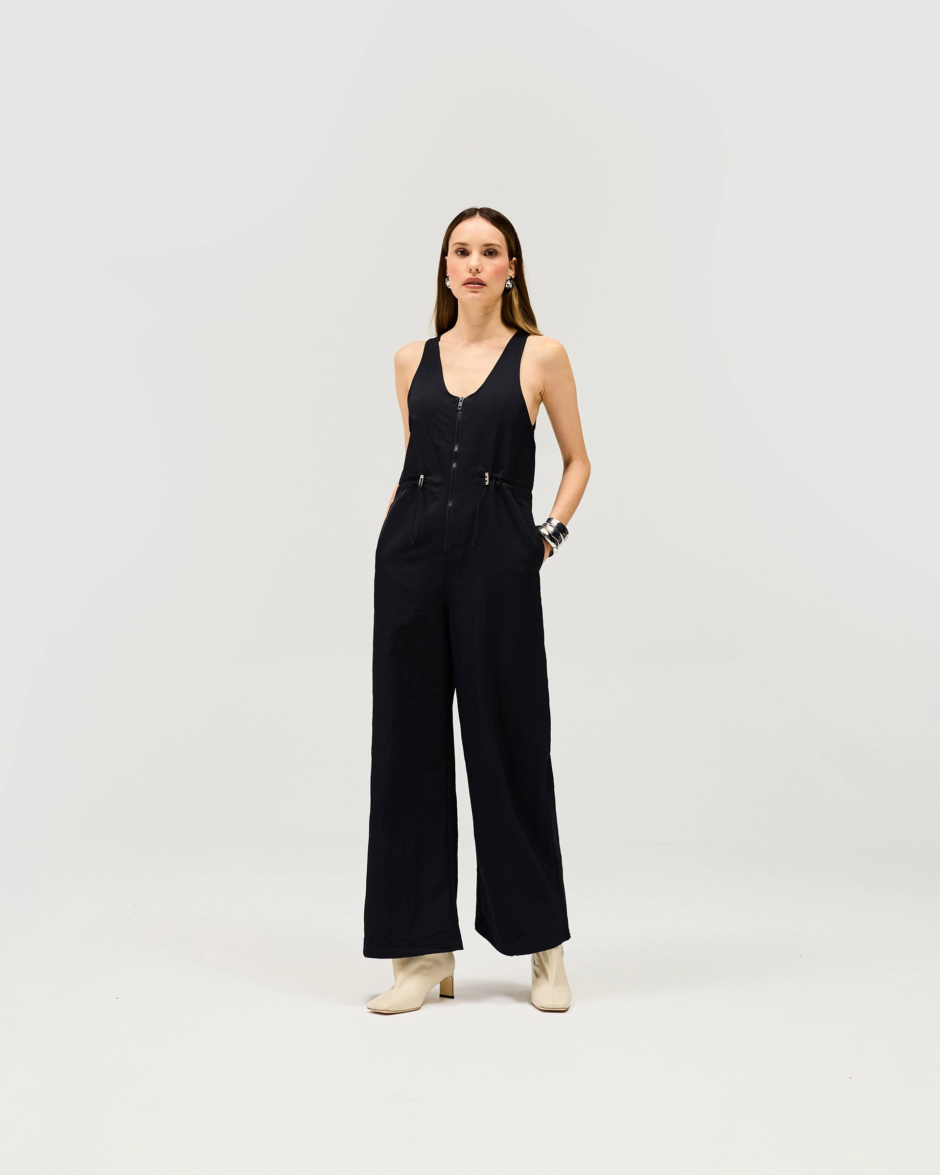 Subway Jumpsuit - Jet Black