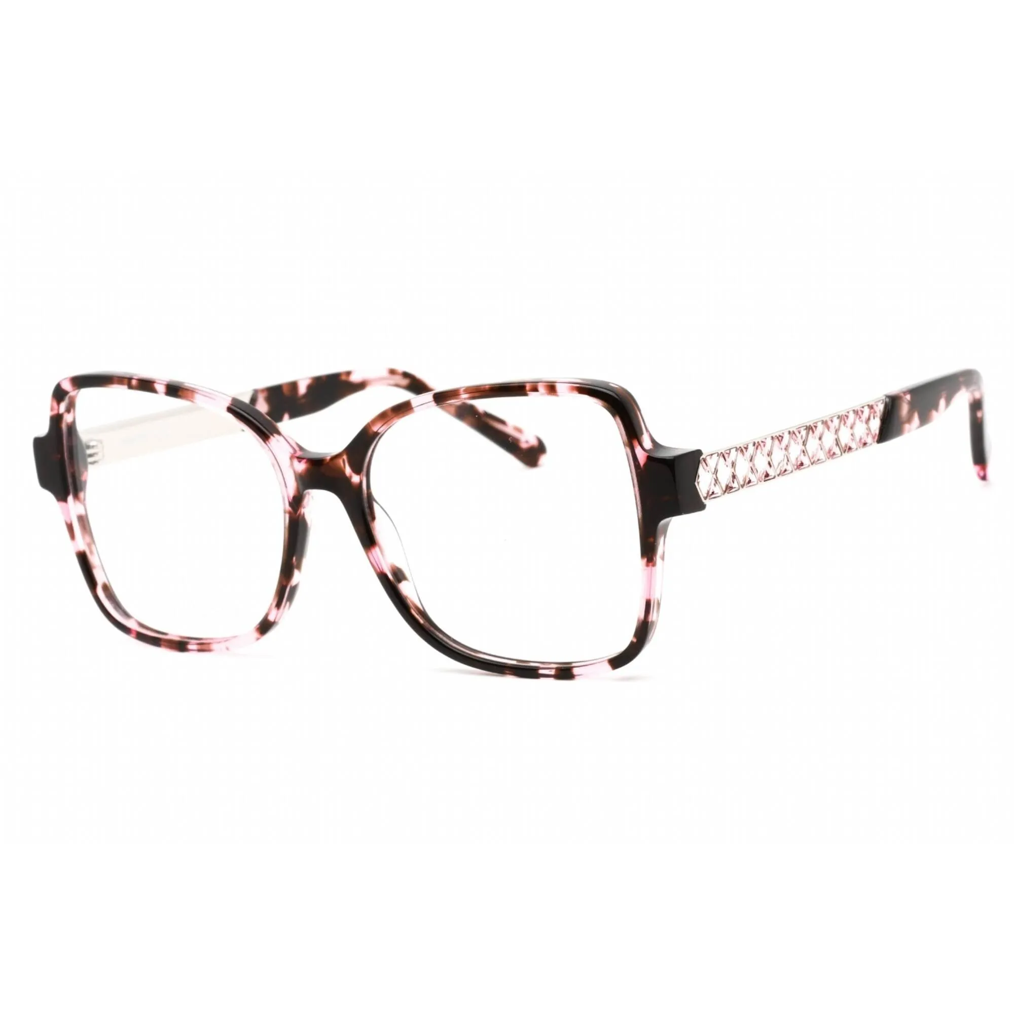 Swarovski Men's Eyeglasses - Butterfly Shape Colored Havana Plastic Frame | SK5448 055