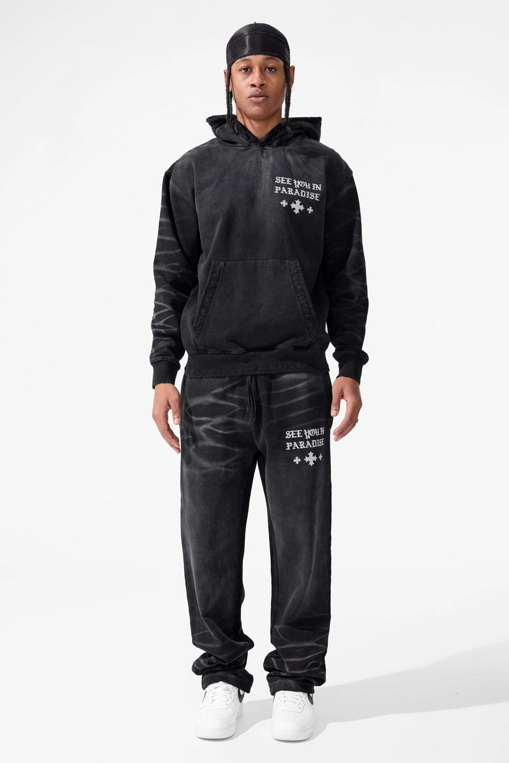 SYIP Wide Leg Sweatpants (Vintage Black)
