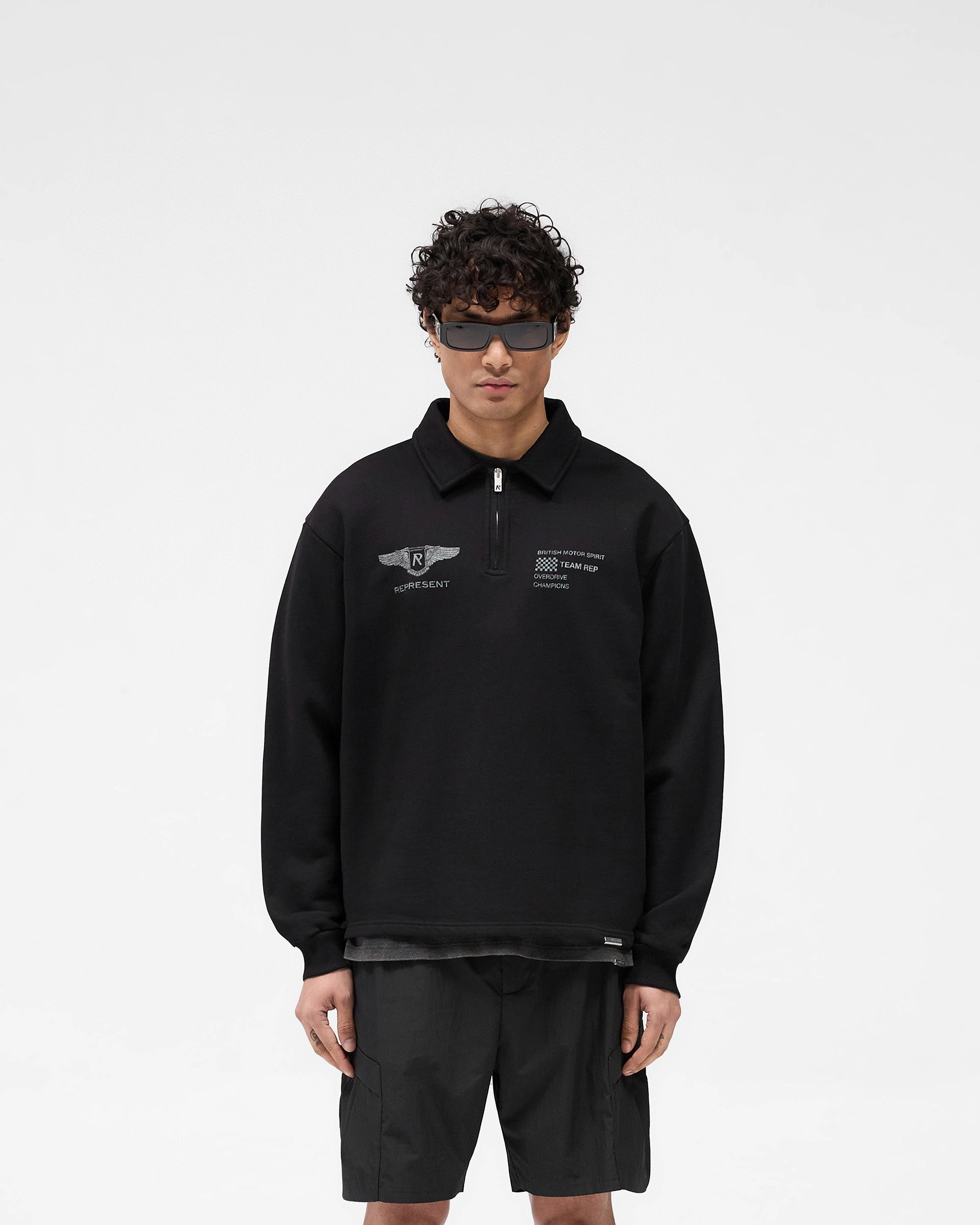 Team Rep Quarter Zip - Jet Black