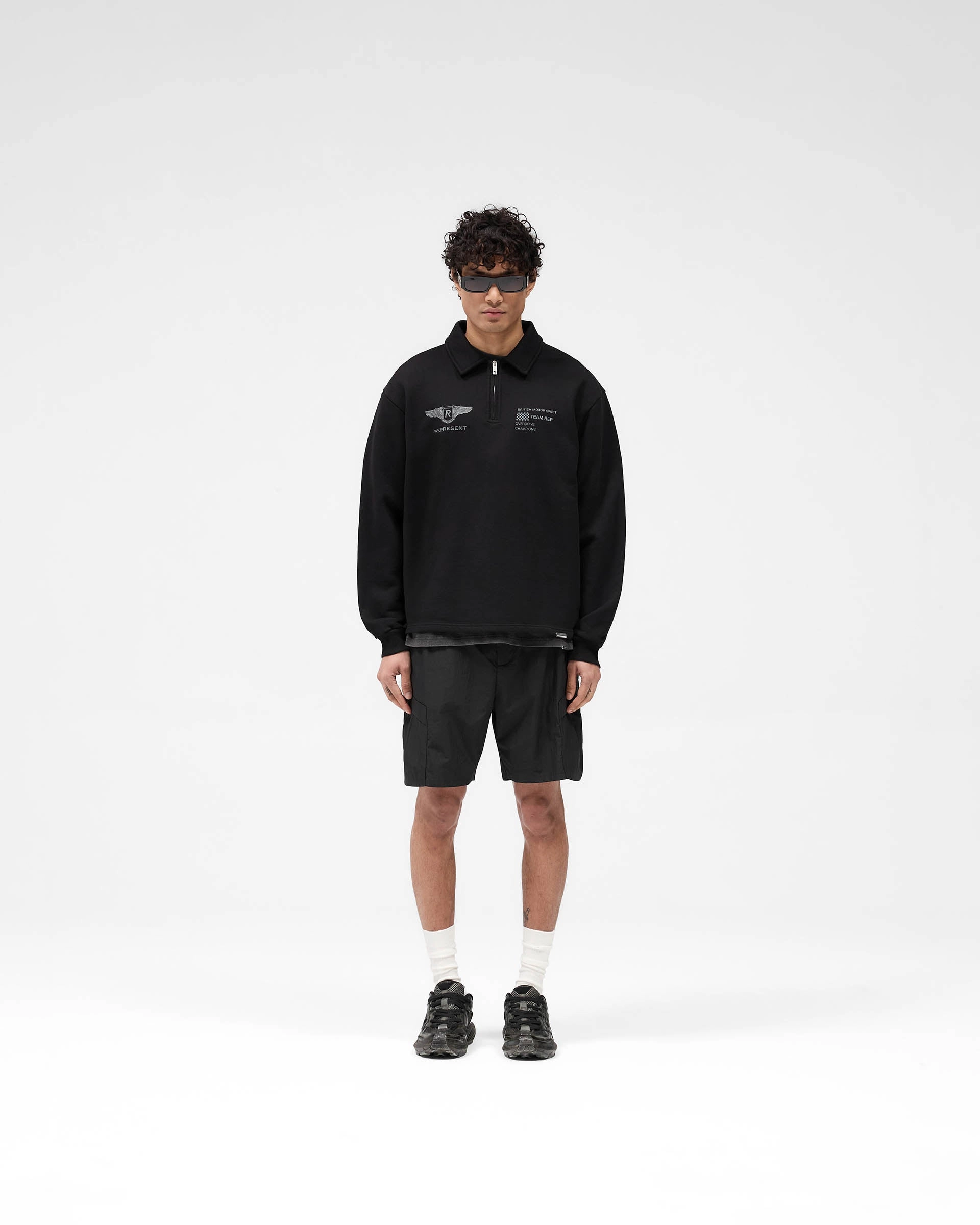 Team Rep Quarter Zip - Jet Black