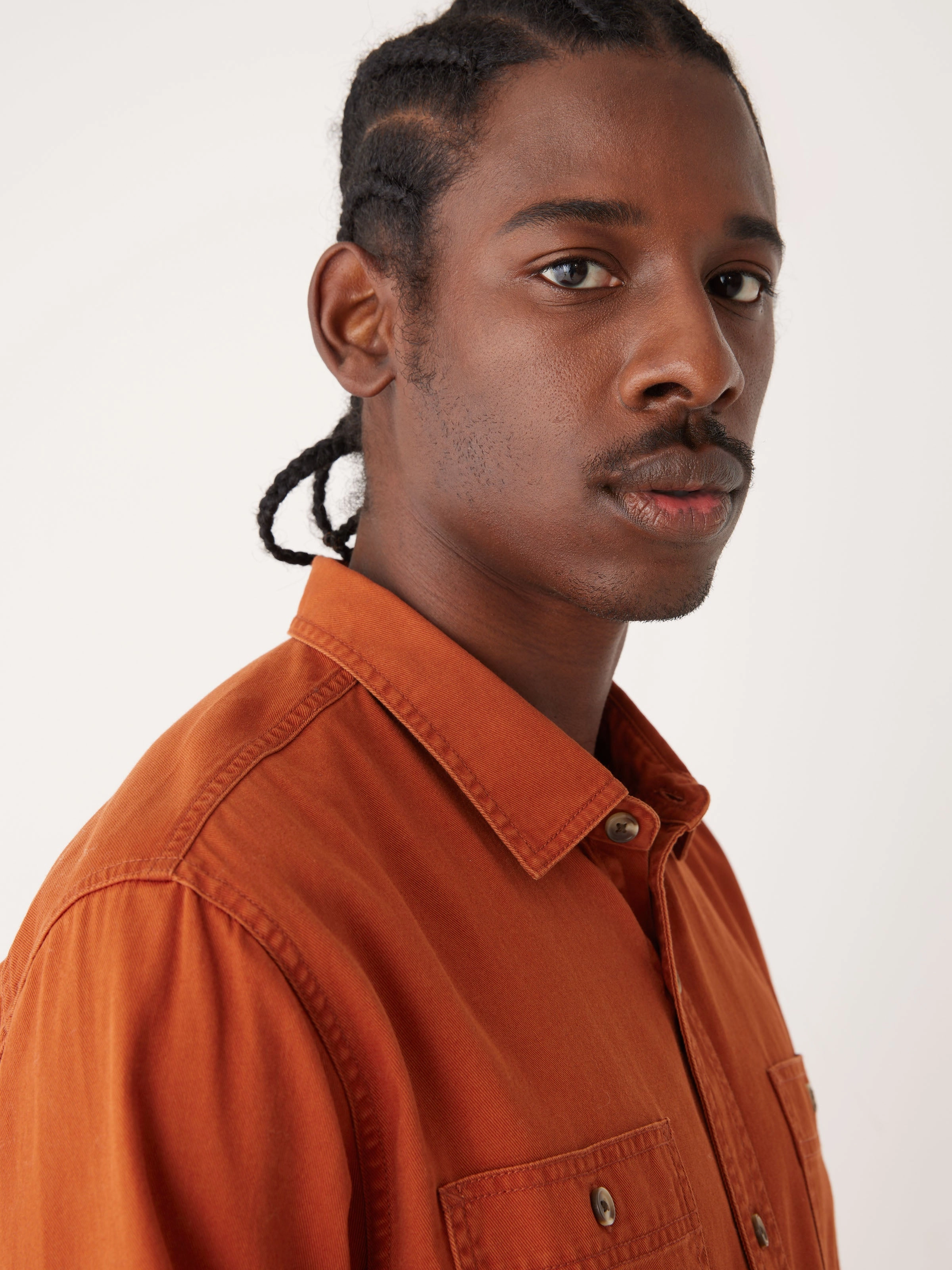 The Washed Worker Shirt in Paprika