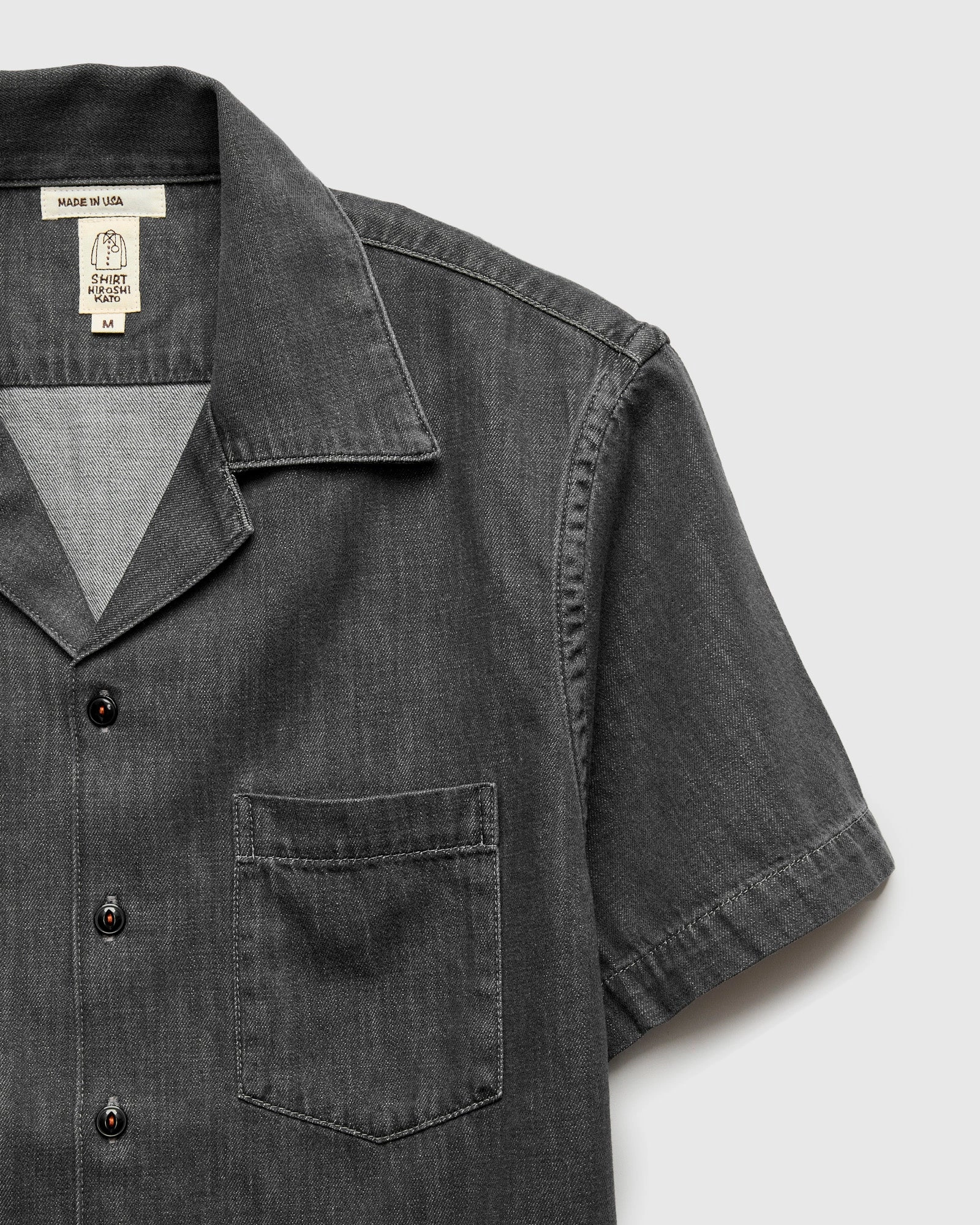 The Wrench Short Sleeve Shirt in Light Black