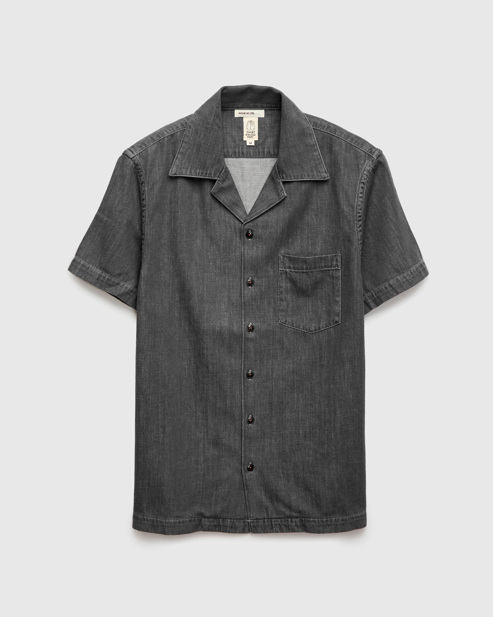 The Wrench Short Sleeve Shirt in Light Black
