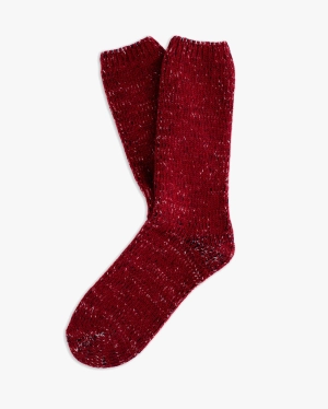 Thunders Love Wool Collection Recycled Socks - Burgundy