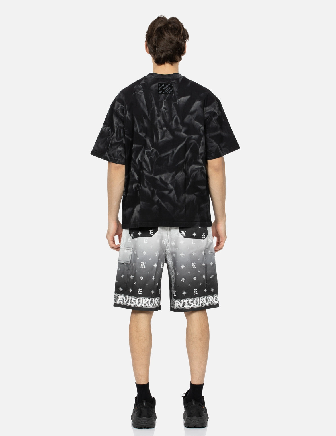 Tie-Dye with Seagull Loose Fit T-shirt