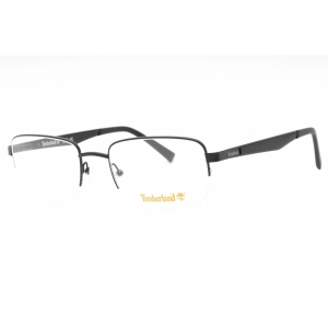 Timberland Men's Eyeglasses - Matte Black Metal Rectangular 56mm Frame | TB1787 002