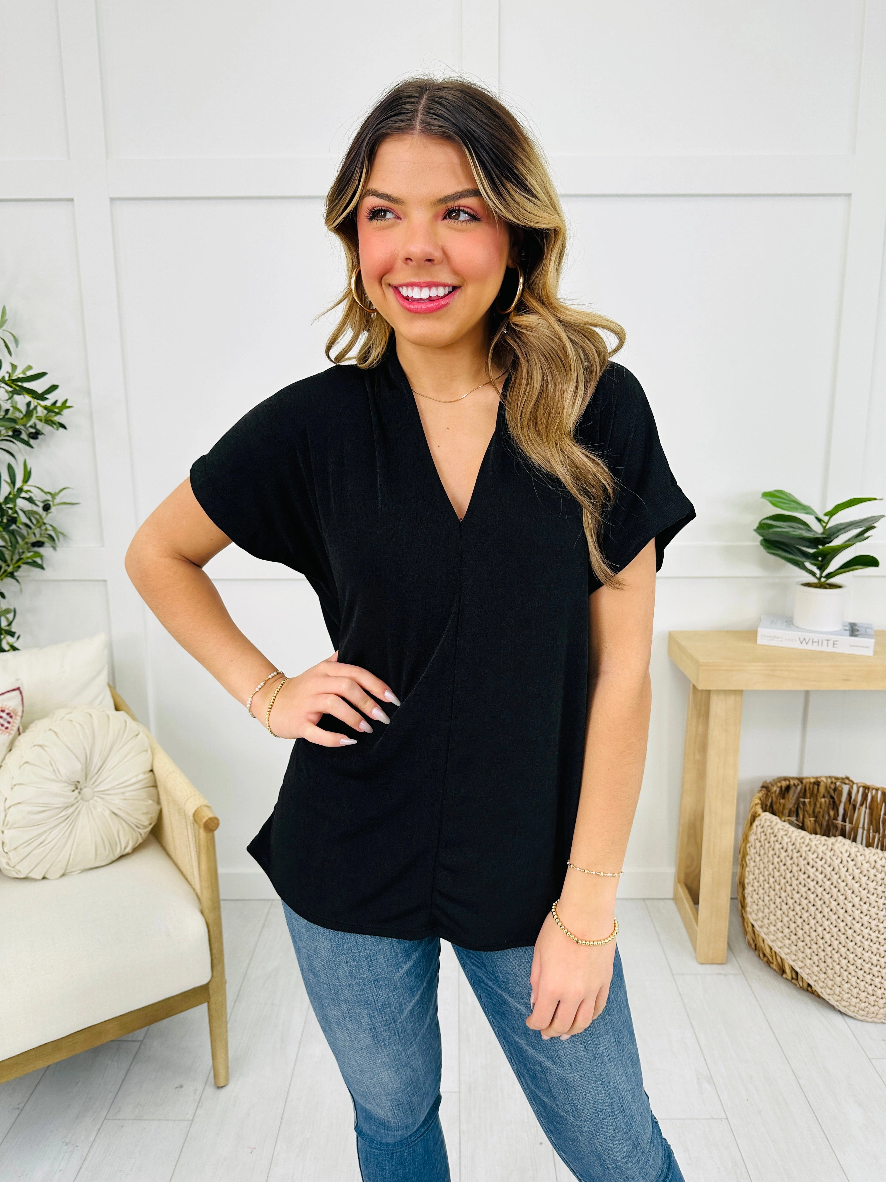 Timeless Twist Top- Multiple Colors!