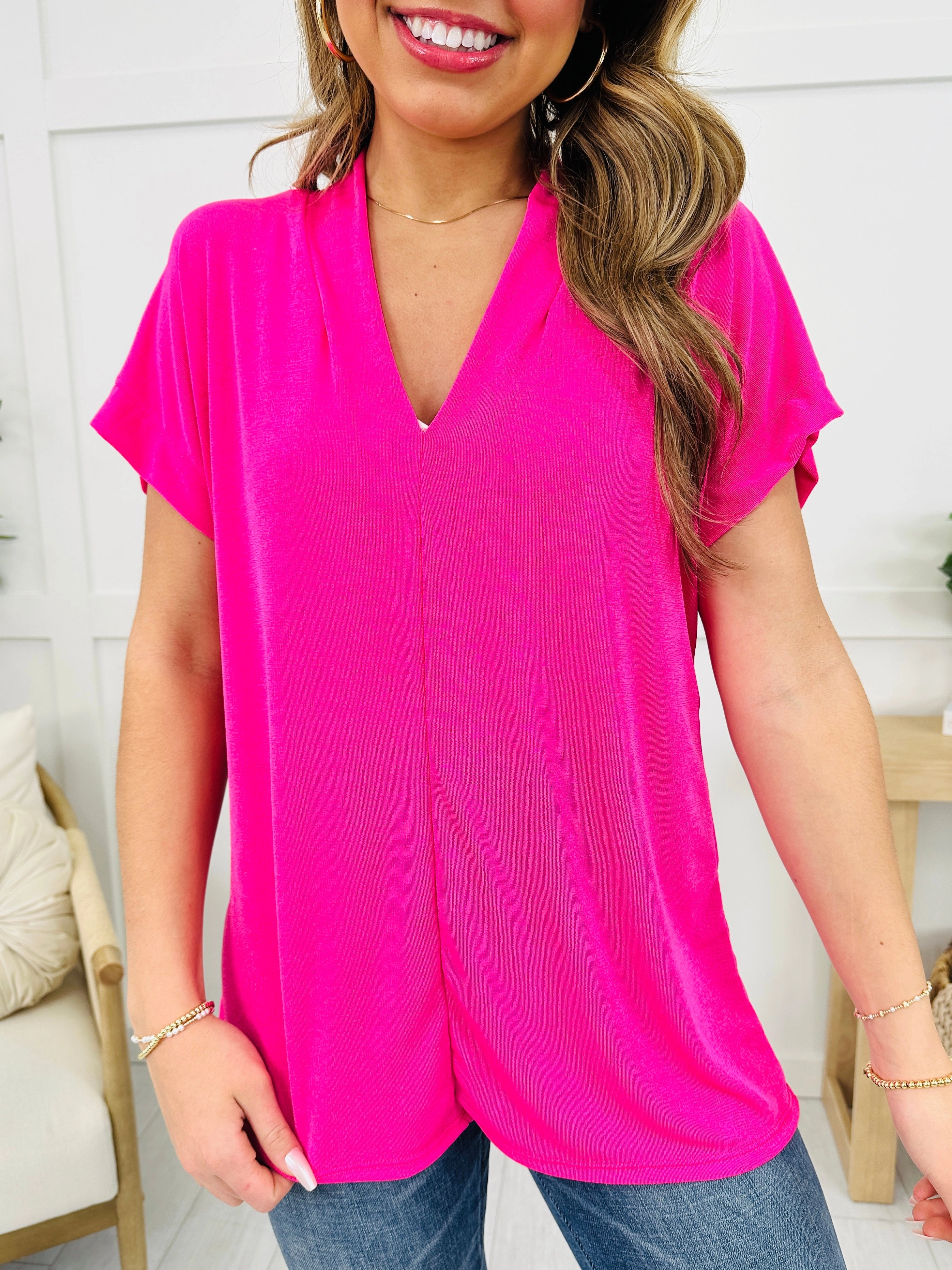 Timeless Twist Top- Multiple Colors!