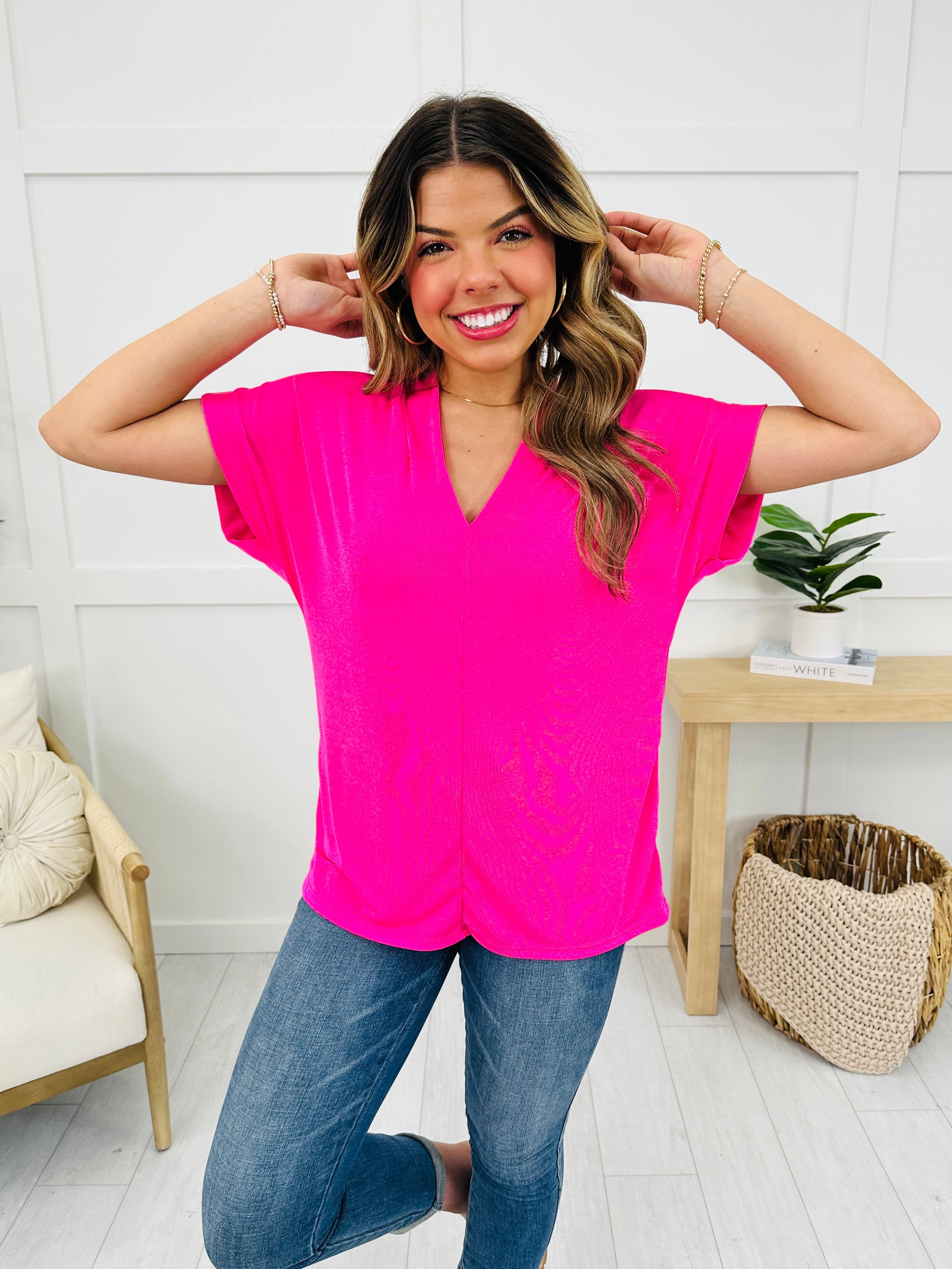 Timeless Twist Top- Multiple Colors!