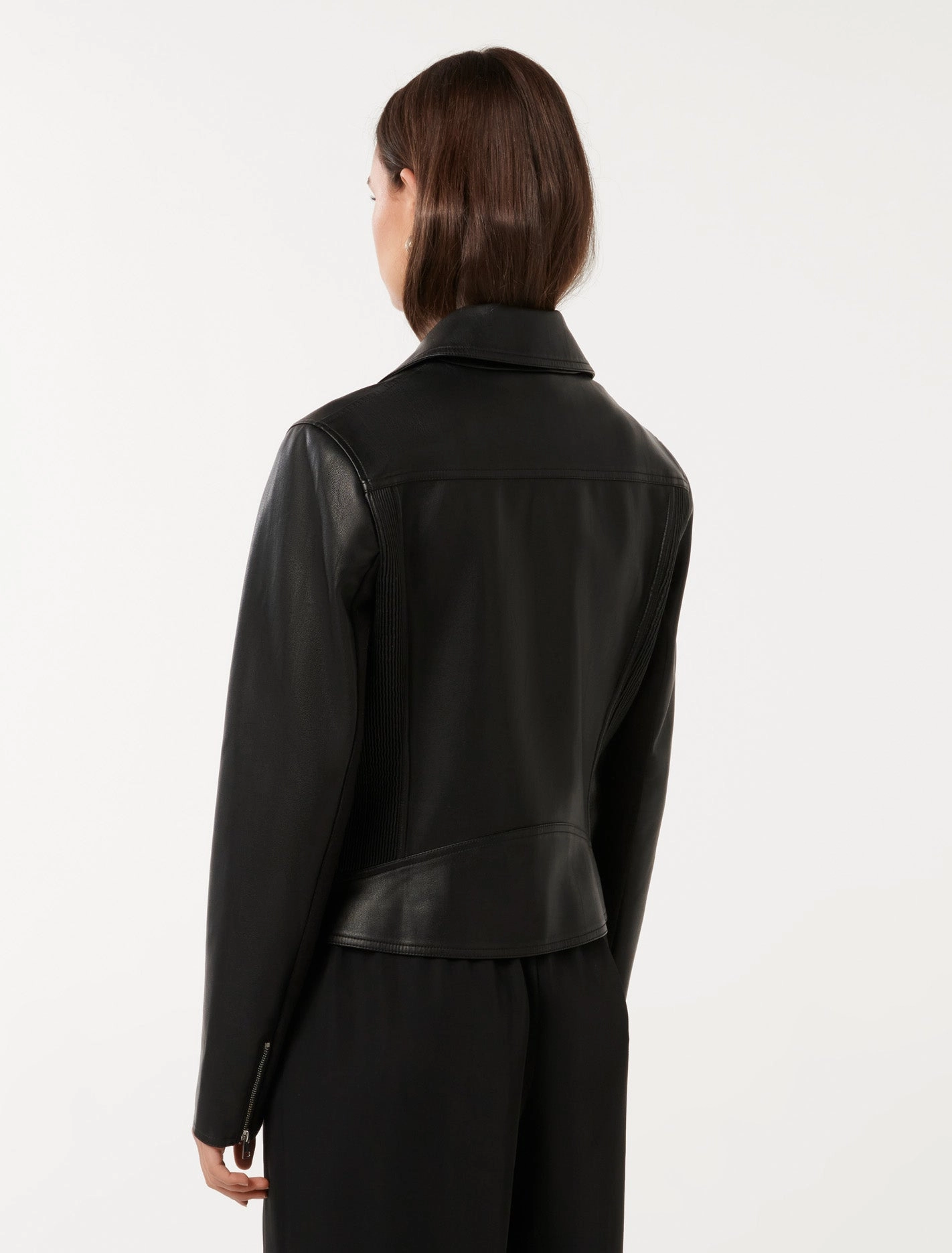 Tina Faux Leather Biker Jacket