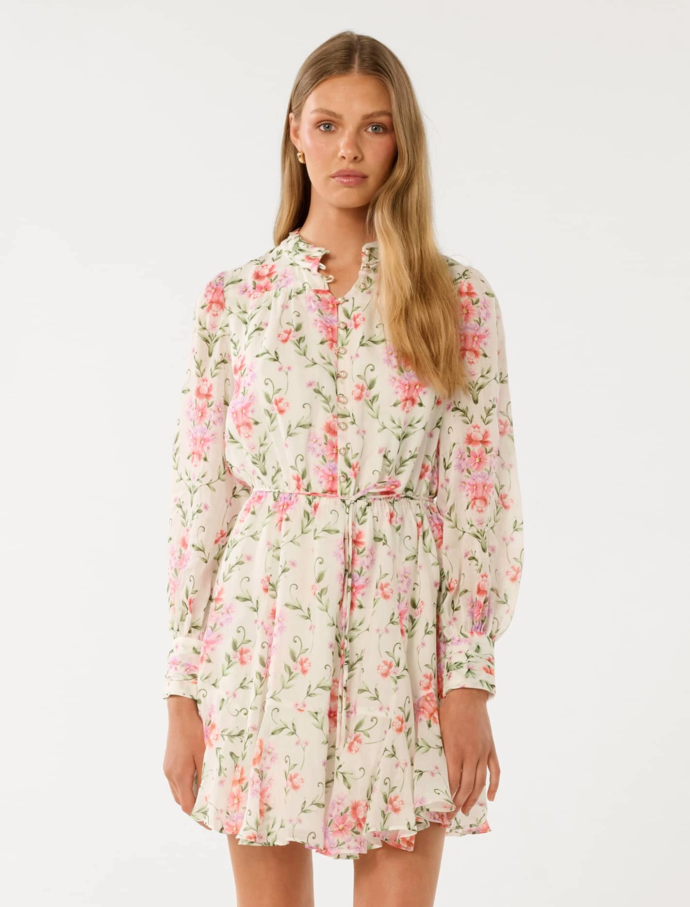 Tina Long Sleeved Mini Dress