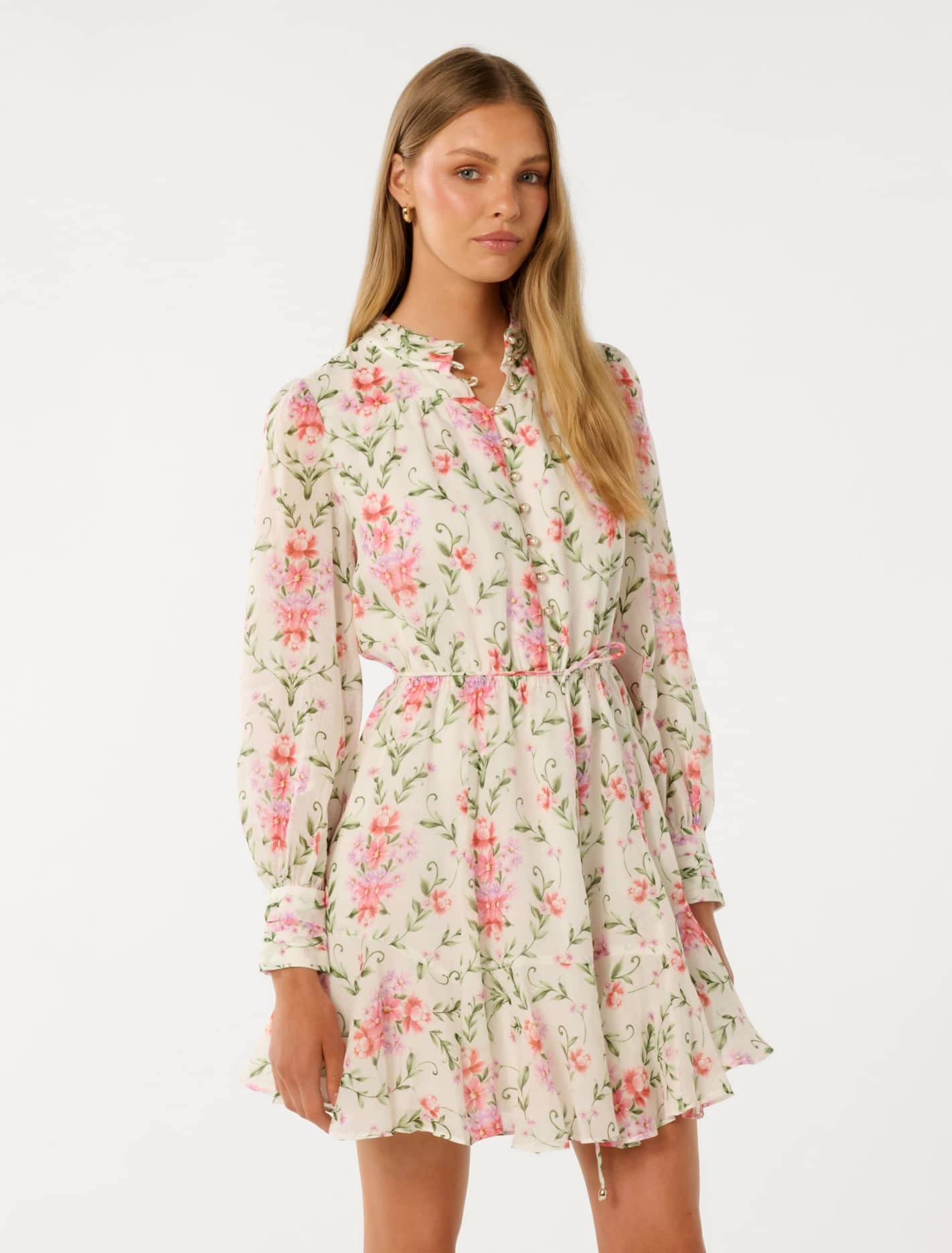 Tina Long Sleeved Mini Dress