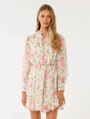 Tina Long Sleeved Mini Dress